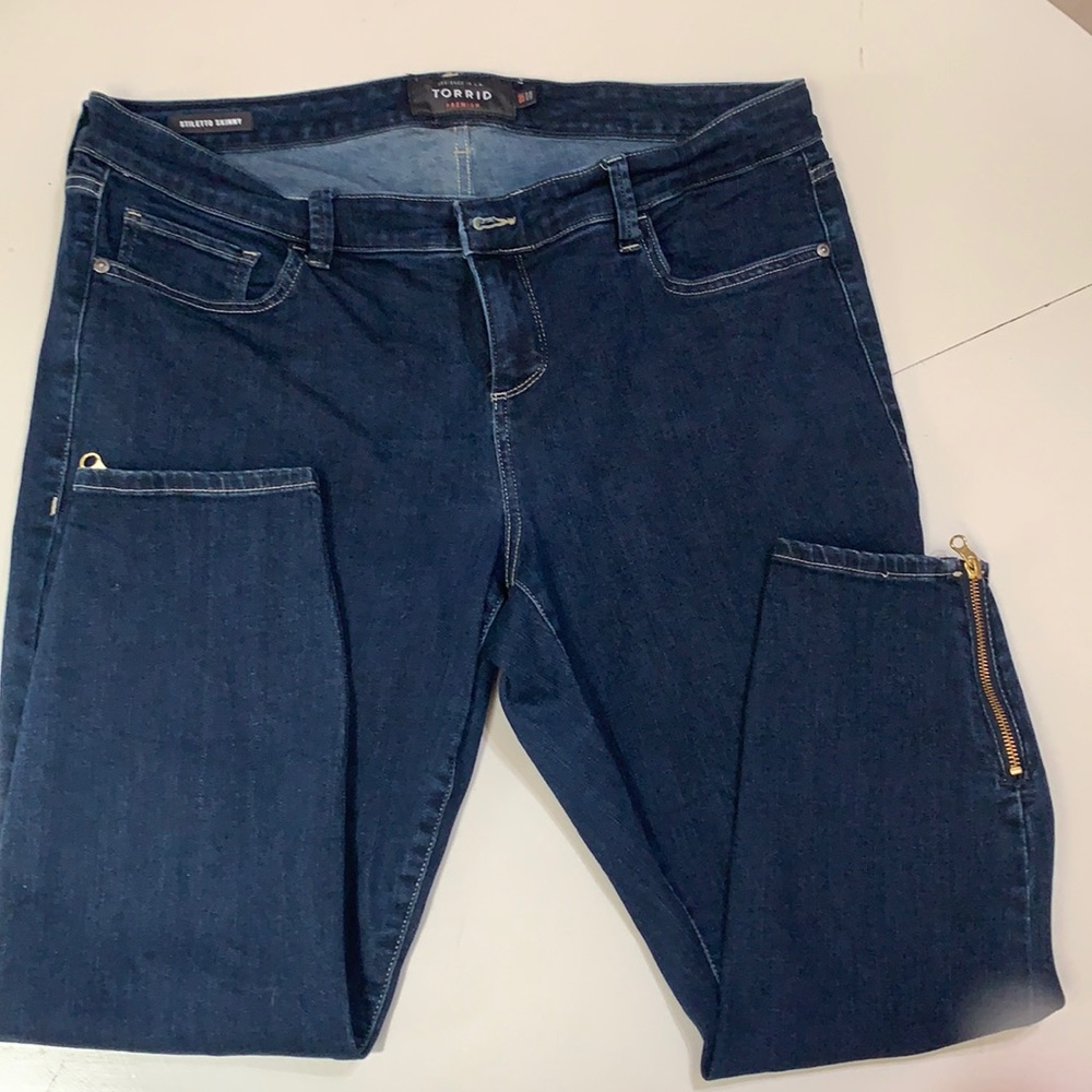 Torrid stiletto skinny premium jeans